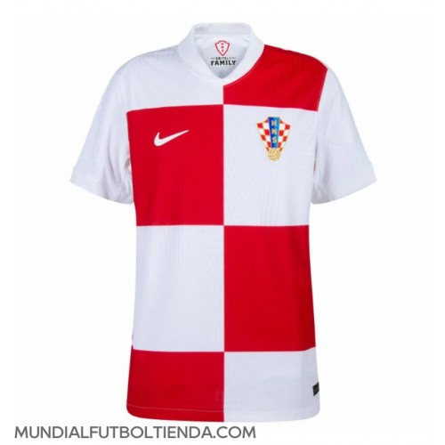 Camiseta Croacia Primera Equipación Replica Eurocopa 2024 mangas cortas